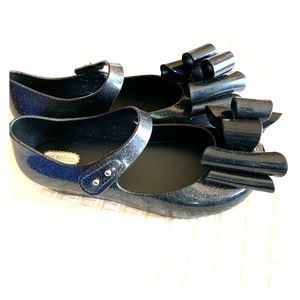 Mini Melissa glitter flat size 12